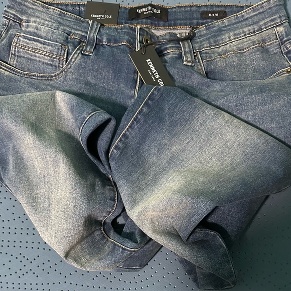 New Kenneth Cole men jeans size W32,L32, slim fit, 74% cotton - Picture 3 of 6
